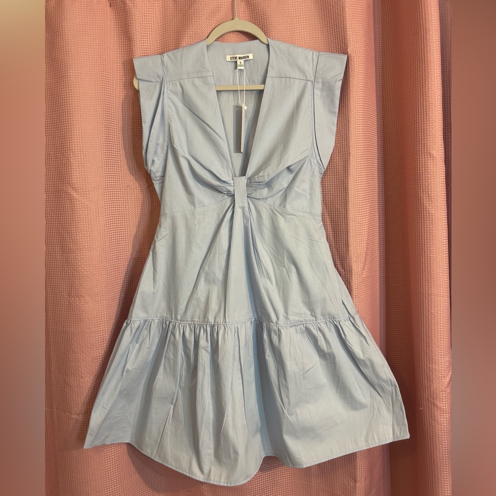 Steve Madden Light Blue Midi Dress
